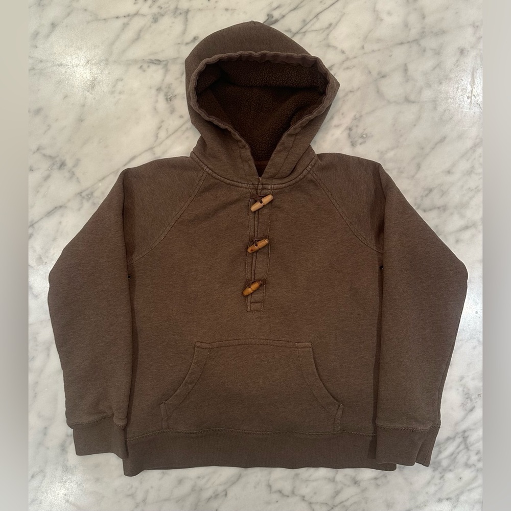 J. Crew Distressed Brown Sweatshirt - Women’s  Size Large